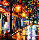 Leonid Afremov NIGHT CAFE